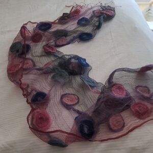 Elegant Multicolor Floral Scarf